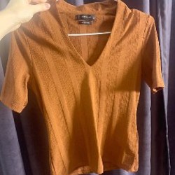 Хлопковая рубашка Bershka - фото 3