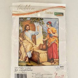 Набор для вышивки гобеленовым швом «Иисус и самаритянка» - фото 1