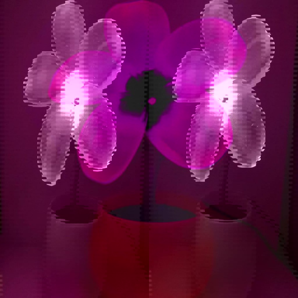 Ночник в виде цветка (без ящика)