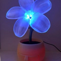 Ночник в виде цветка (без ящика) - фото 2