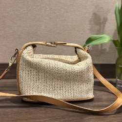 Плетеная летняя сумка - фото 7