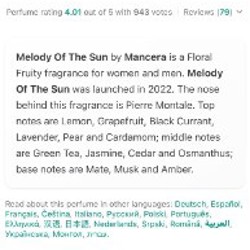 Mancera Melody of the Sun - фото 4