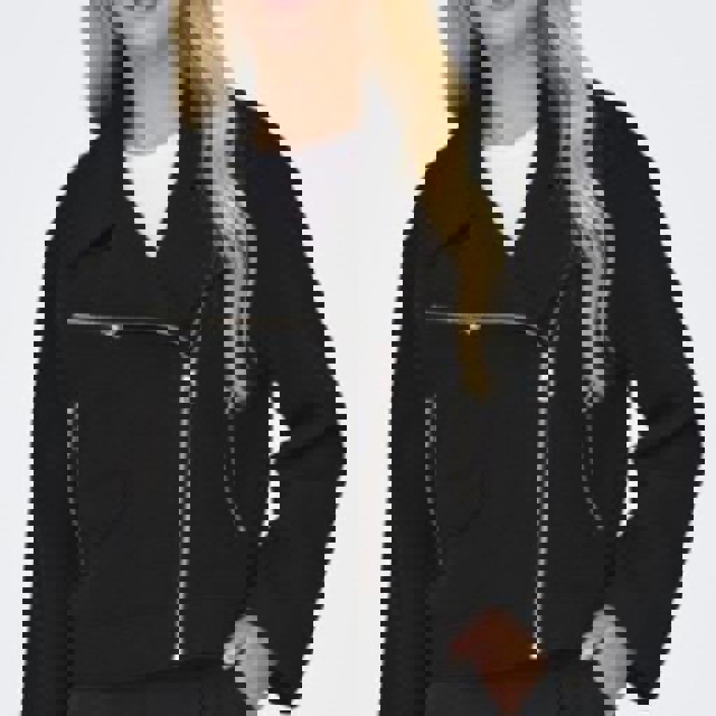 Укороченное пальто-косуха