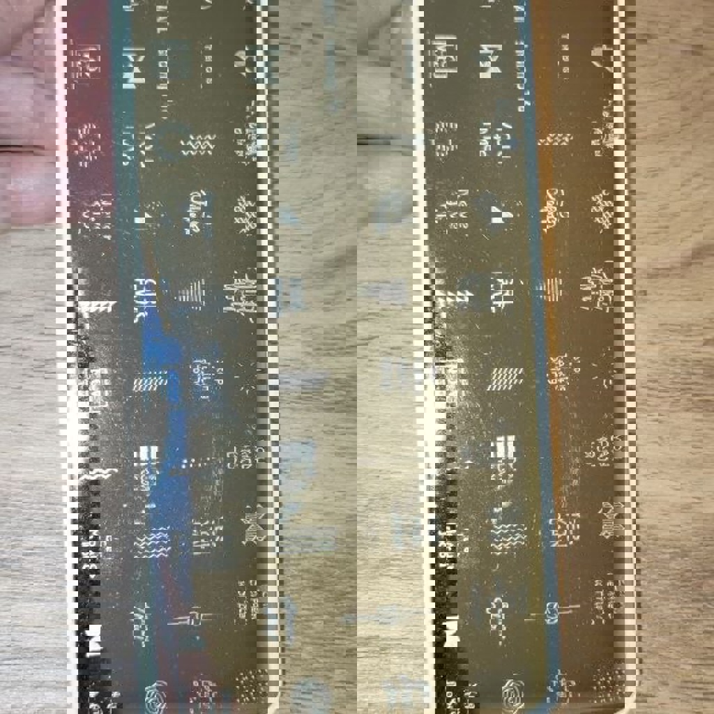 Пластина для стемпинга, штампик и скрапер