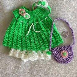 Жирафик с одеждой и сумочкой - фото 3