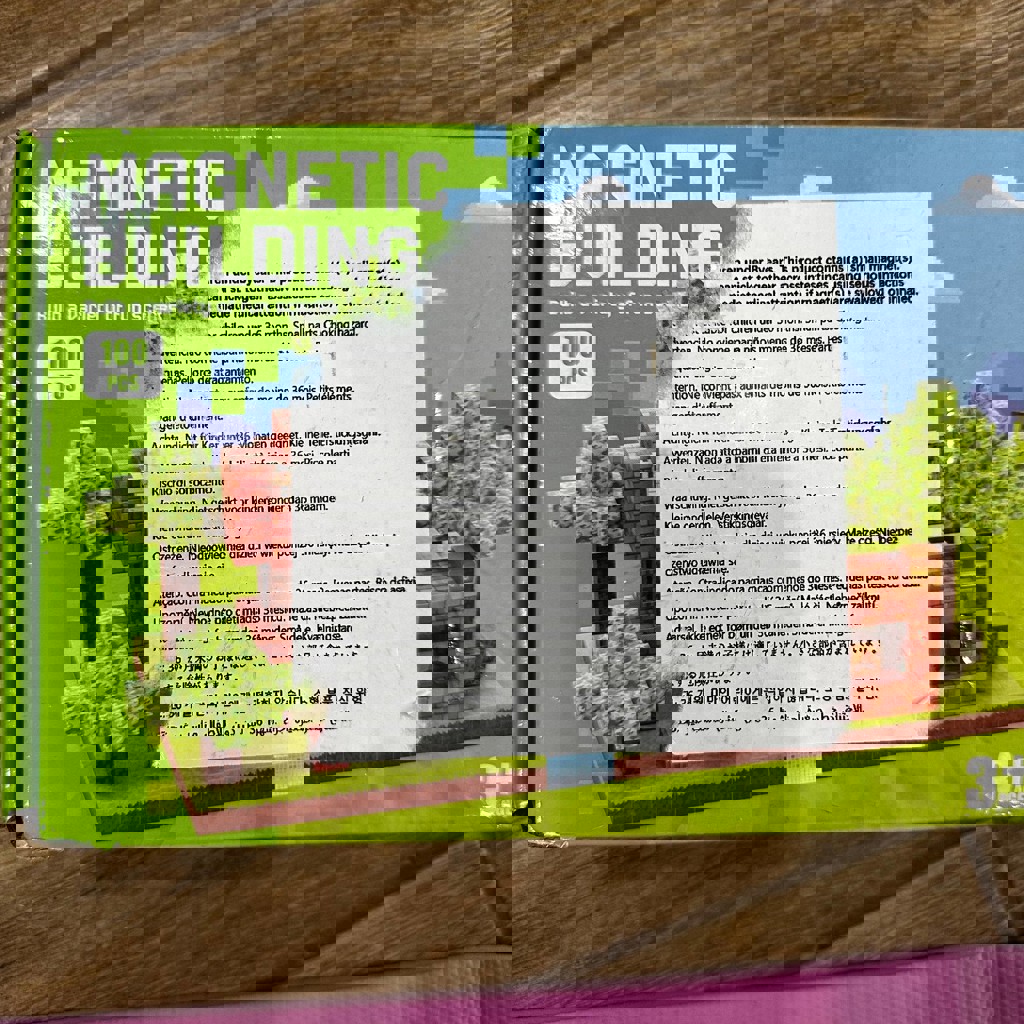 Магнитный конструктор кубики блоки Minecraft