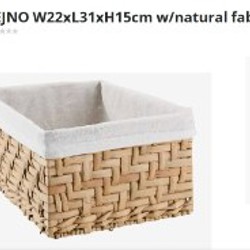 Большой плетеный органайзер - фото 1