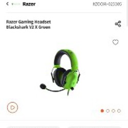 Игровая гарнитура Razer Blackshark V2 X Green - фото 5