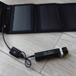 Солнечная батарея + павербанк/фонарик - фото 2