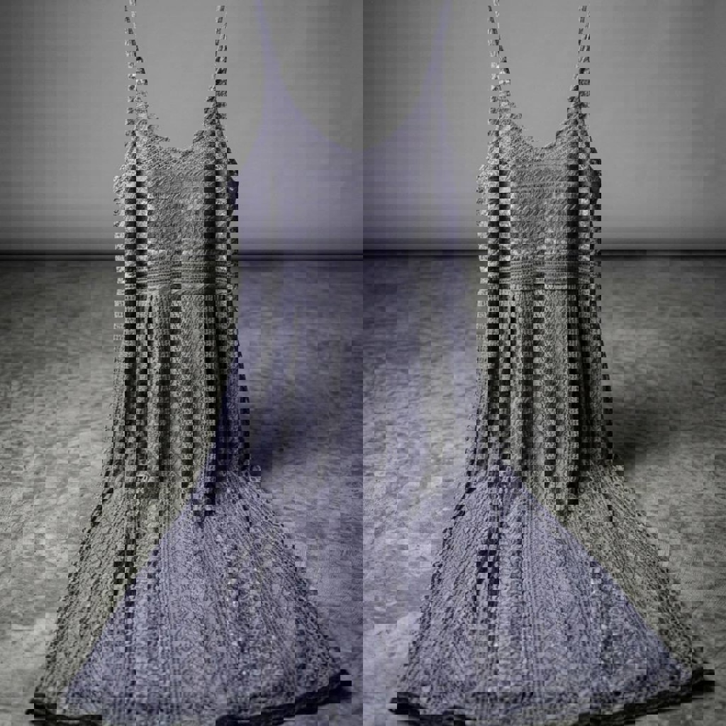 Винтажный кружевной сарафан