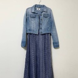 Винтажный кружевной сарафан - фото 5