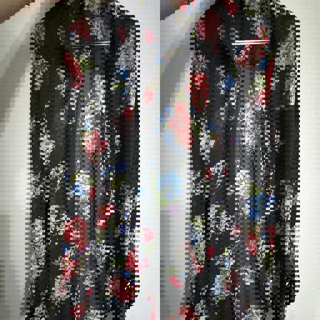 Рубашка с цветами