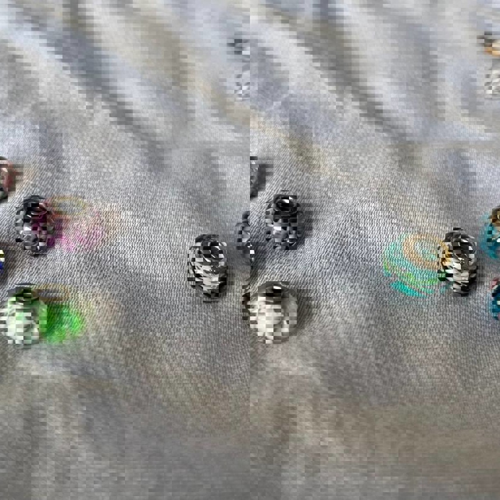 Шармы для браслетов Pandora с металлической вставкой