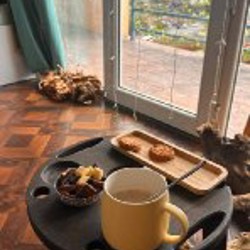 Деревянный столик для кальяна - фото 3