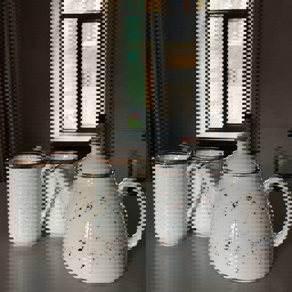 Набор чайник и чашки