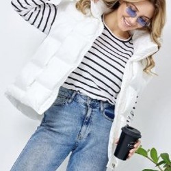 Дутая жилетка oversize - фото 5