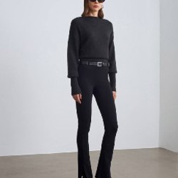 Леггинсы Клеш с разрезами - фото 2