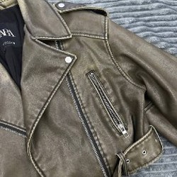 Кожаная куртка «Zara» - фото 2