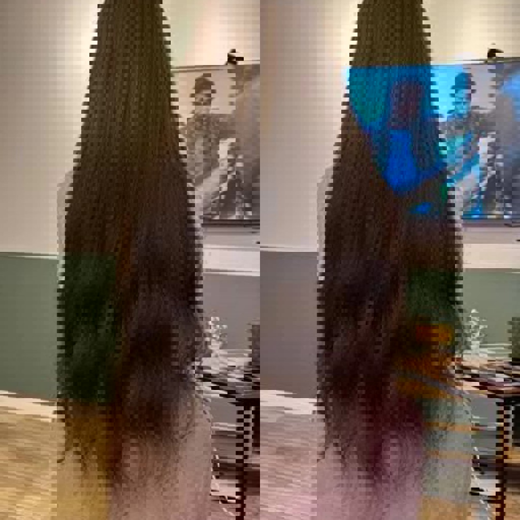 Натуральные детские неокрашенные волосы