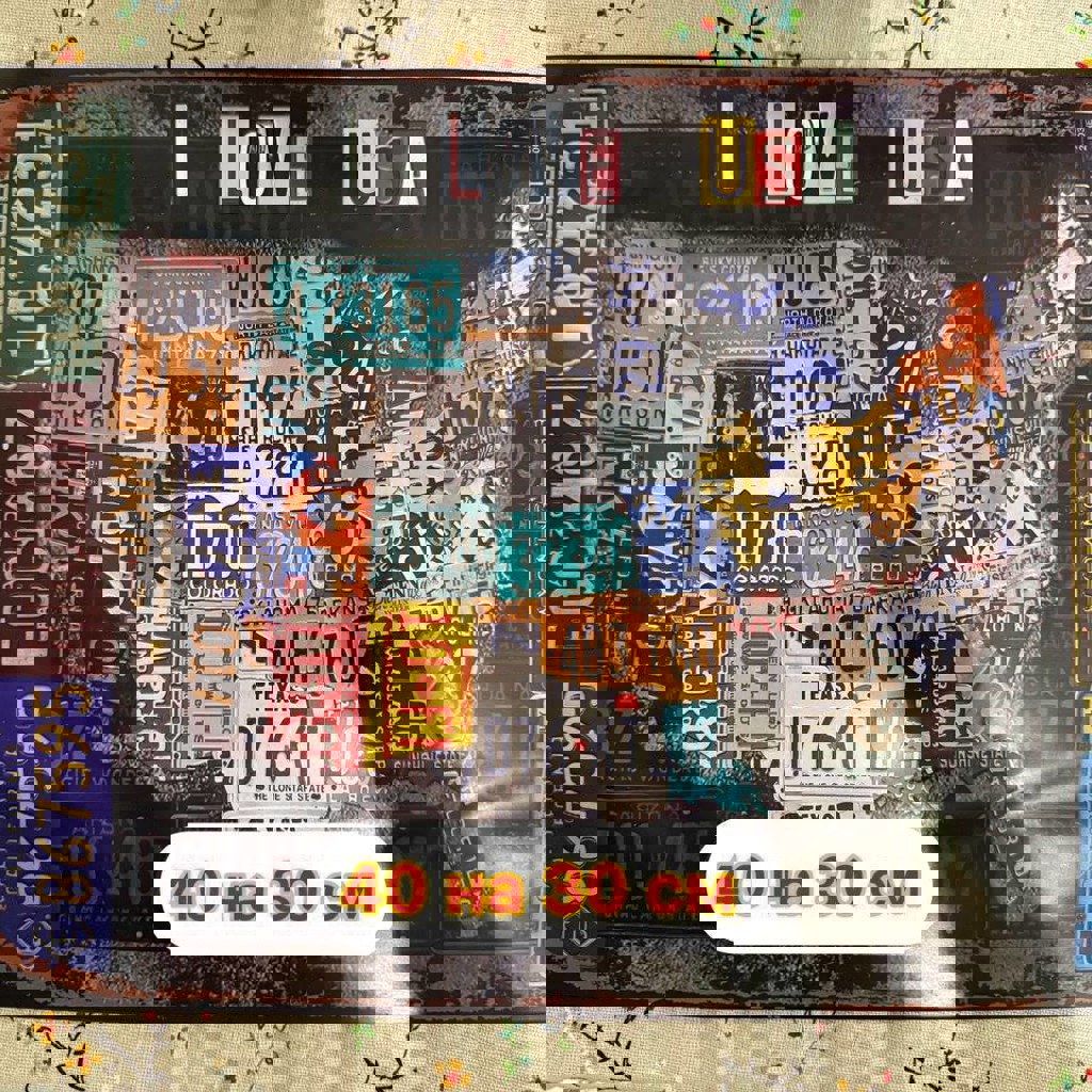 Металлический постер 30×20 см