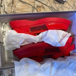 Красные праздничные туфли для девочки - фото 5