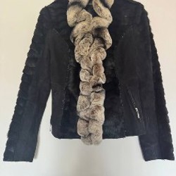 Натуральное кожаное пальто - фото 2