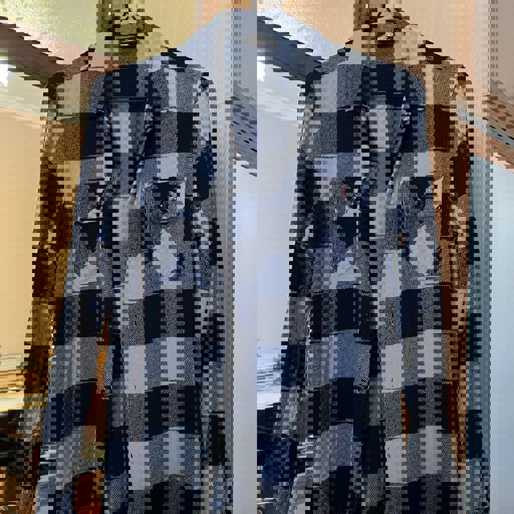 Сарафан синий