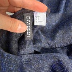 Платье синее блестящее - фото 5