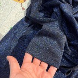 Платье синее блестящее - фото 6