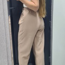 Песочные брюки палаццо - фото 3