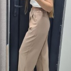 Песочные брюки палаццо - фото 2