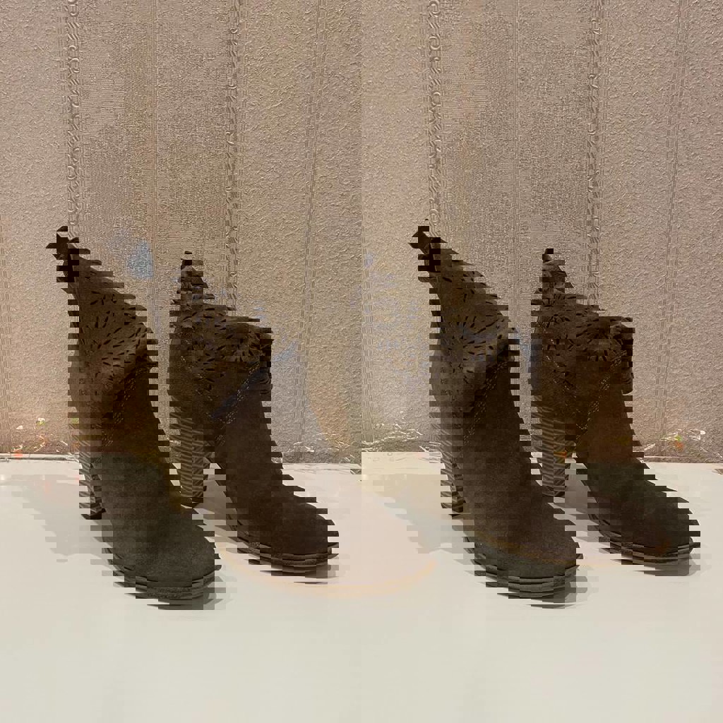 Ковбойские сапоги на каблуке