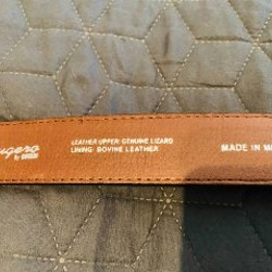 Ремень из кожи игуаны - фото 4