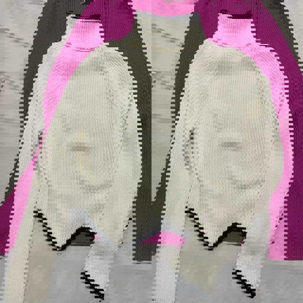 Женская майка в рубчик