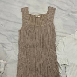 Женская майка в рубчик - фото 3