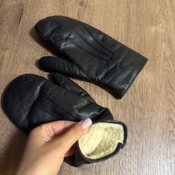 Кожаные рукавицы - фото 4