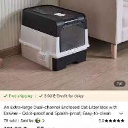 Закрытый кошачий лоток - фото 3