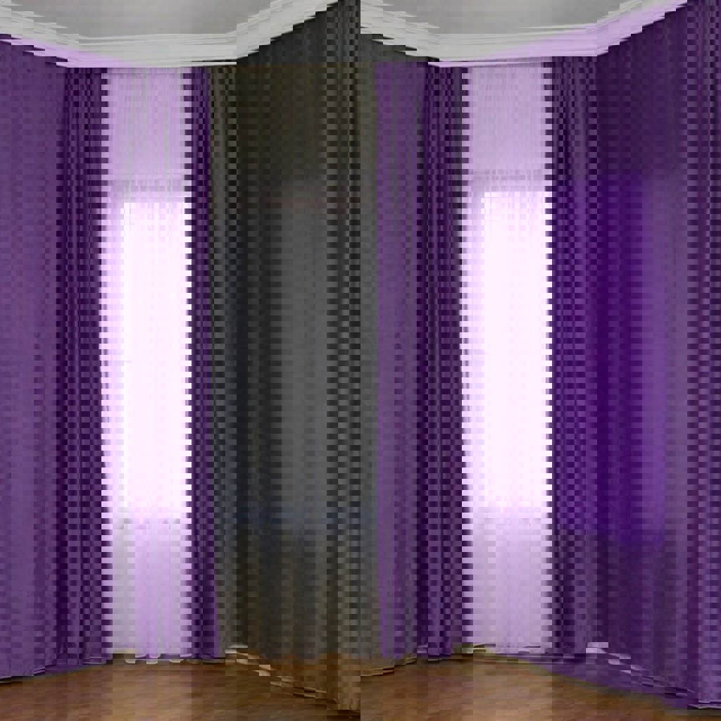Портьеры бархат фиолетовый