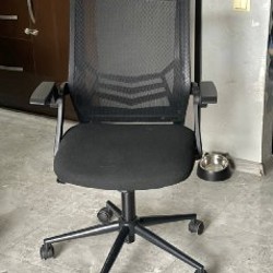 Стул ASPERUP black mesh - фото 1