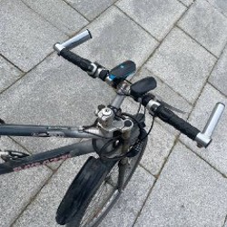 Велосипед серый - фото 2