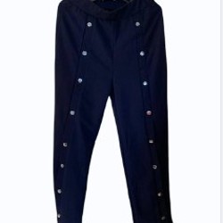 Тёмно-синие брюки - фото 2