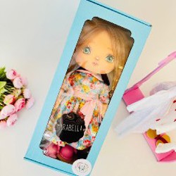 Текстильная кукла ручной работы - фото 3