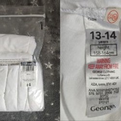 Набор белых трусов слипов - фото 2