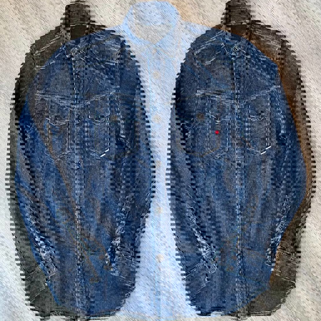 Рубашка джинсовая