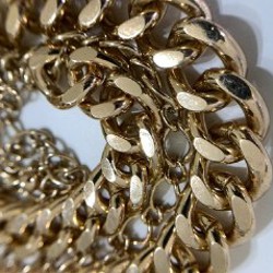 Массивное двойное колье-цепь H&M - фото 2