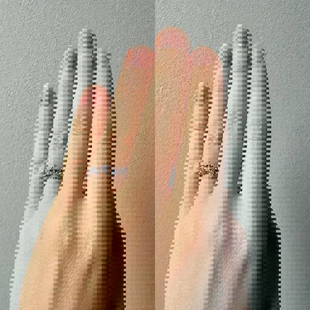 Колечко серебряное