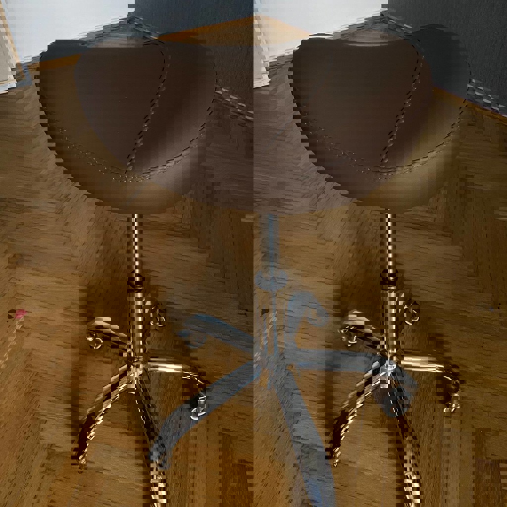 Ортопедический стул седло черный