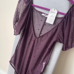 Женское фиолетовое боди Terranova - фото 4