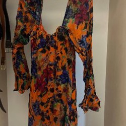 Платье оранжевое - фото 7