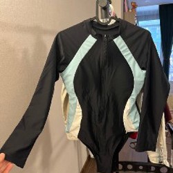 Купальник закрытый на замочке спереди - фото 1